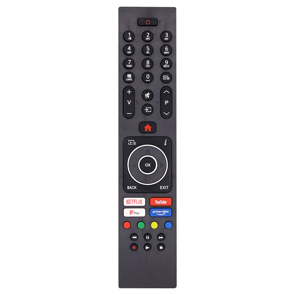 Universal Remote Control RC43137P for  Bush Digihome Finlux Electriq Smart TV with Netflix/Youtube/FPlay/Prime Video