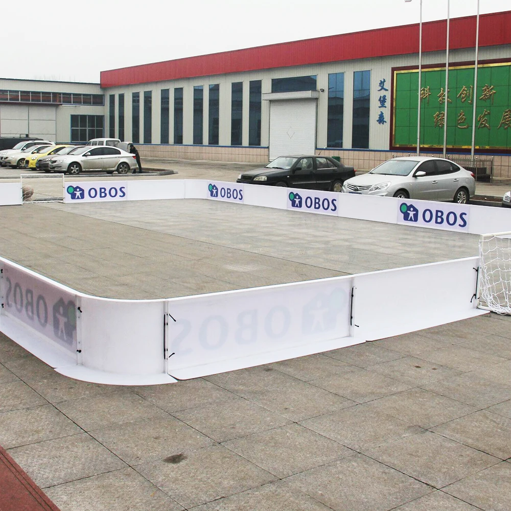 フロアボールリンク; 40m x20mアイスリンクフロアボールダッシャー