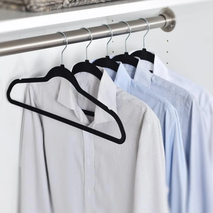 Нескользящая бархатная Вешалка для одежды, 50 100 в упаковке