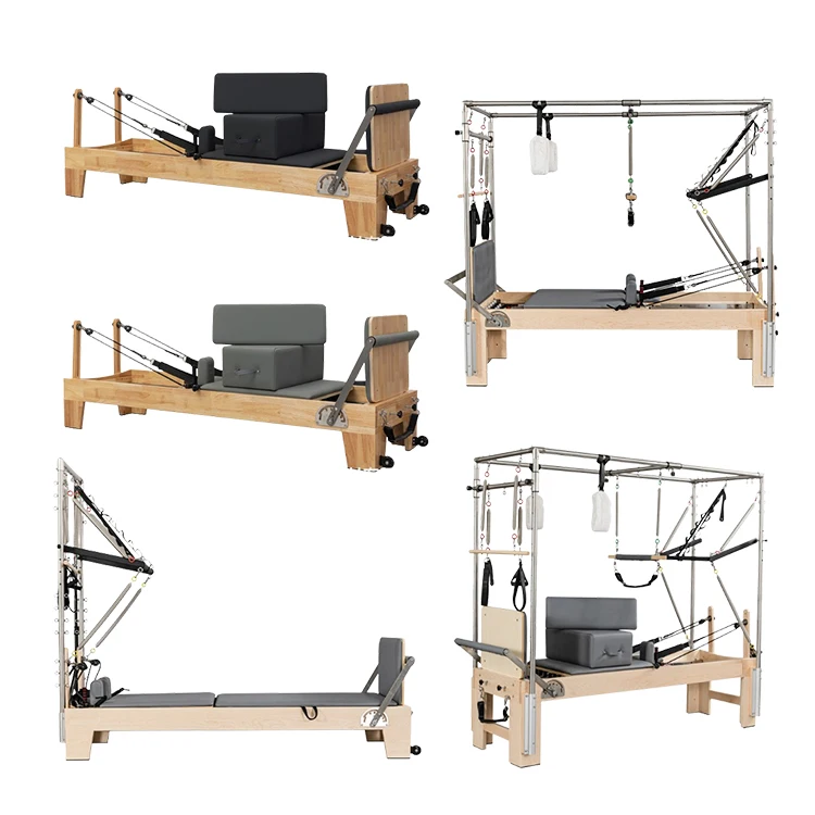 NQ SPORTS Adjustable Multifunctional Multi-Style Pilates Cadillac Reformer Reformer Maquina Ejercicio Pilates