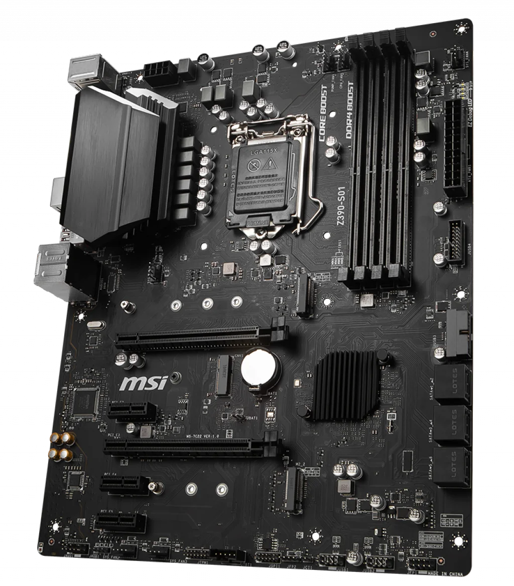 Msi Z390-S01 AX マザーボード LGA1151 ソケット LED照明対応 Core