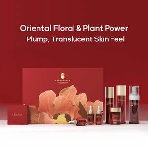 LUANA Korean Style Anti-Aging Skin Care Set with Peony Extract & Niacinamide for Face-Toner & Lotion All Skin Types