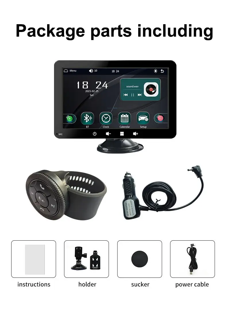 Best Portable Car Steering Wheel Control Bt Support Dashcam Wireless