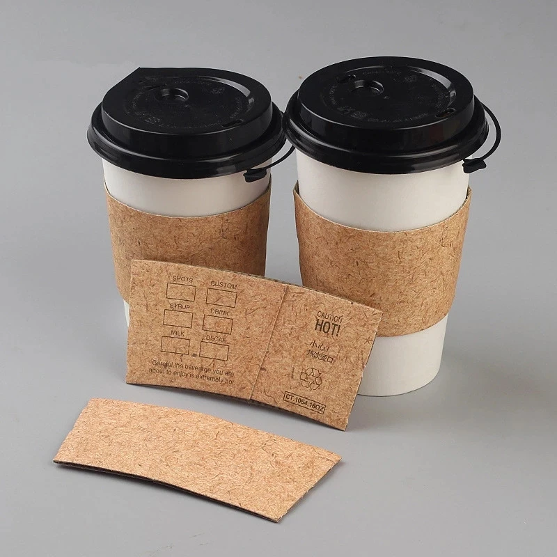 Hot Coffee Cup Side Paper Cups 8oz Disposable