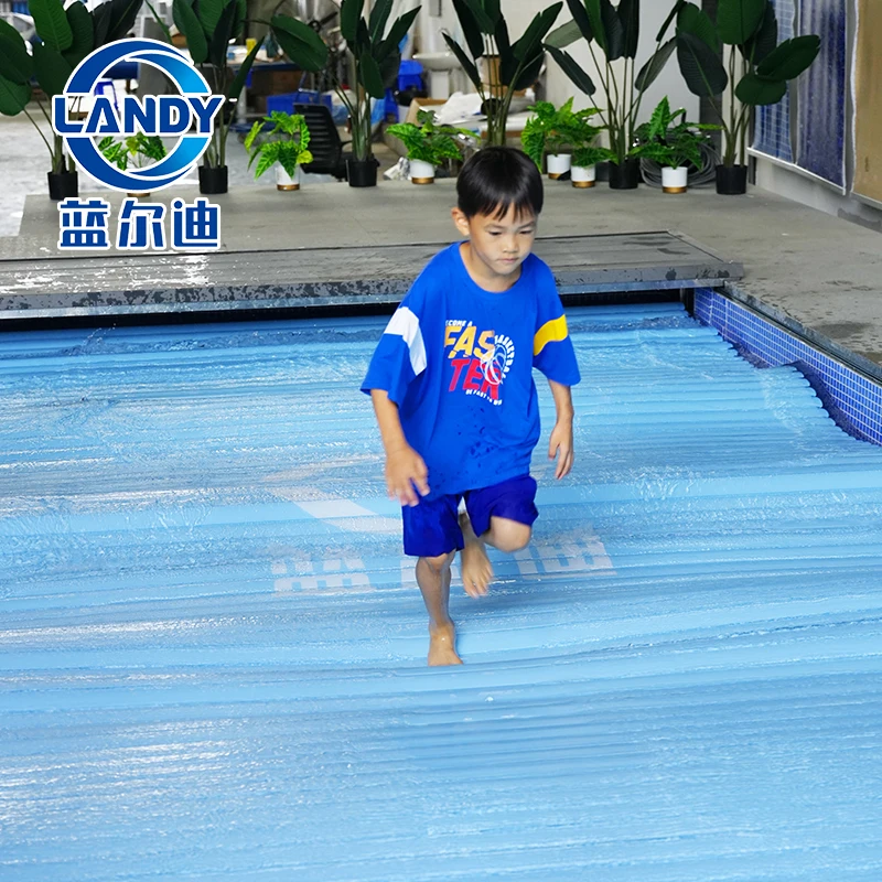 PC Electric Automatic Swimming Pool Cover UV-Resistant Waterproof Anti-slip Automatic Pool Cover for Above Ground Pool