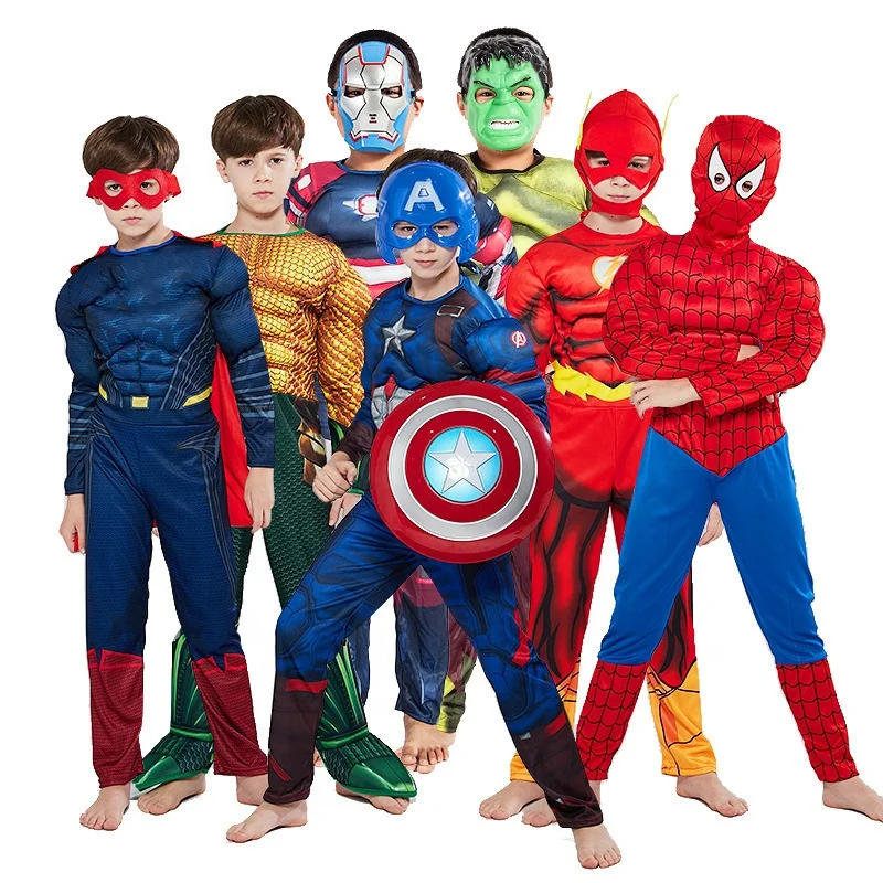 Spiderman Enfant Garçons Homme Super-héros Parti Cosplay Costume Dress Up Combinaison Ange 