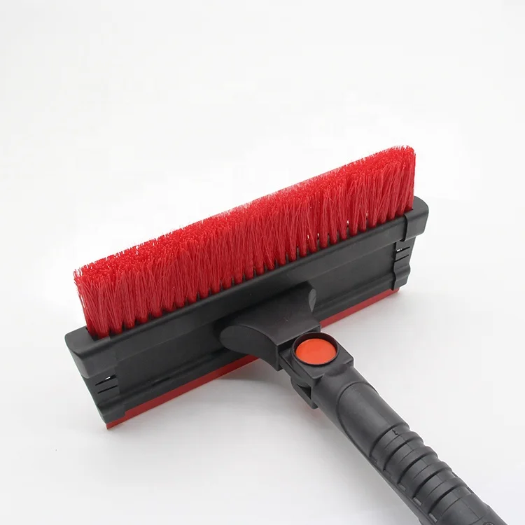 Аксессуары для ухода за автомобилем Телескопический автомобиль сверхмощный выдвижной снег щетка с скребок льда