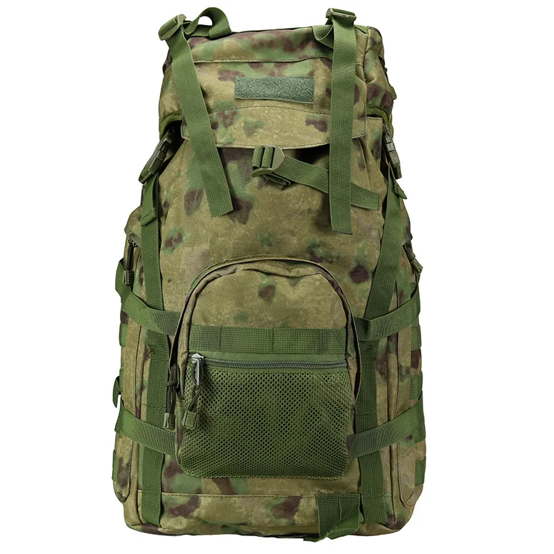 Outdoor high-capacity camouflage bag, camping, mountaineering, tourism, riding, tactical attack bag, backpack