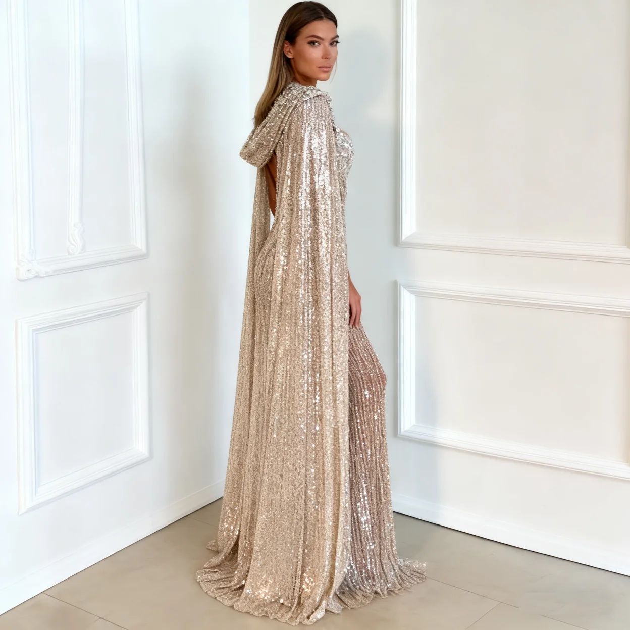 China Manufacturers 2026 Custom Women's Sexy Prom Dresses with Luxury  Rhinestones Mesh Clothing Floor-Length Gown