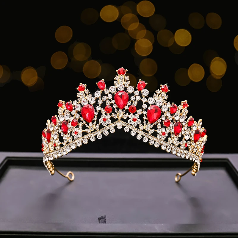 Украшенные стразами короны богини свадебные аксессуары для волос Корона повязка на голову