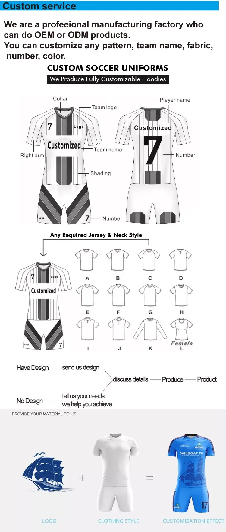 No.1 New Design Soccer Jersey Custom Print Football Uniform B2factory ...