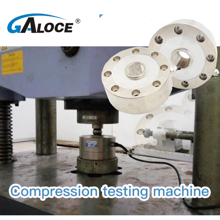 GSS406 GALOCE Alloy Steel Compression Round Load Cell 5 Ton 50 Ton