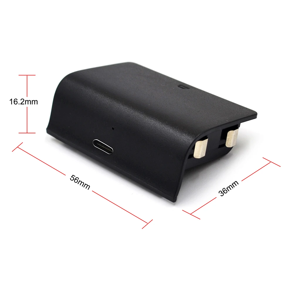 For Xboxes One Controller 1200mAh Handle Battery External with Back Cover for Xboxes One Gamepad Charging Cable
