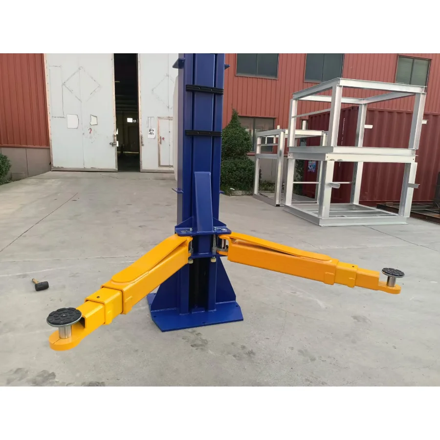 Baiwo 8-ton Large Two Column Hydraulic Lift 2 Post Car Lift Is Used for Lifting Trucks and Maintenance of Freight Cars