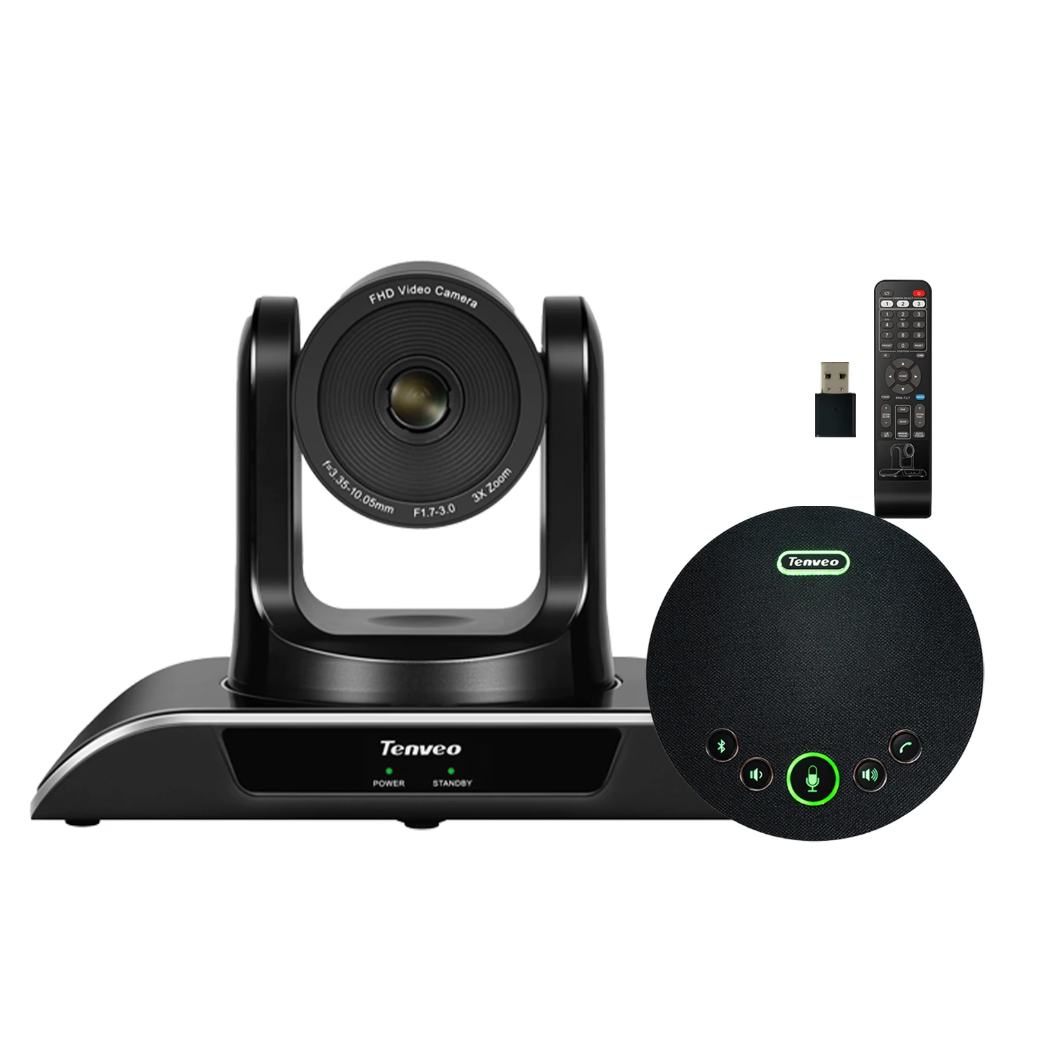 Logitech Cc3500e Group Video Conferencing With Expansion Mics HD 1080P Camera Speakerphone
