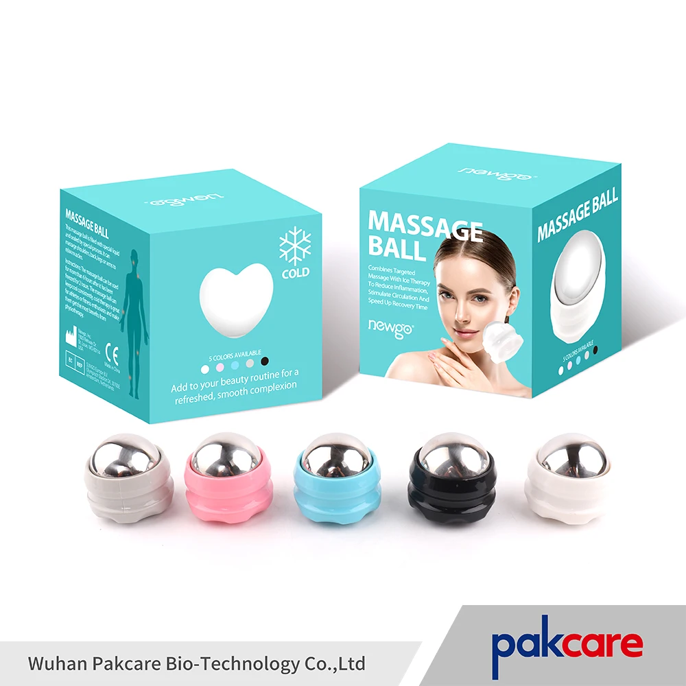 Шарик роликовый для холодного ледяного массажа лица из нержавеющей стали