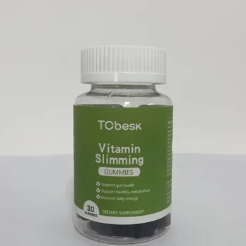 Customized Label and Logo Vegetarian Supplement Apple Vitamin Body Shaping Gummies for Shaping Boidies for Women and Men