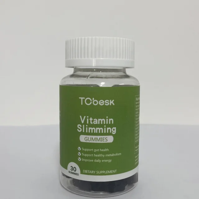 Customized Label and Logo Vegetarian Supplement Apple Vitamin Body Shaping Gummies for Shaping Boidies for Women and Men