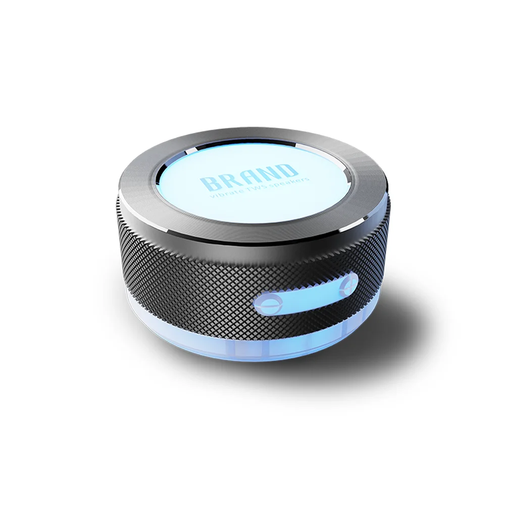 Mini Portable 10W TWS Wireless Speaker with RGB Lighting & Bone Conduction - Ideal for Computer, Parties, & Outdoor Use Mini Portable 10W TWS Wireless Speaker with RGB Lighting & Bone Conduction - Ideal for Computer, Parties, & Outdoor Use