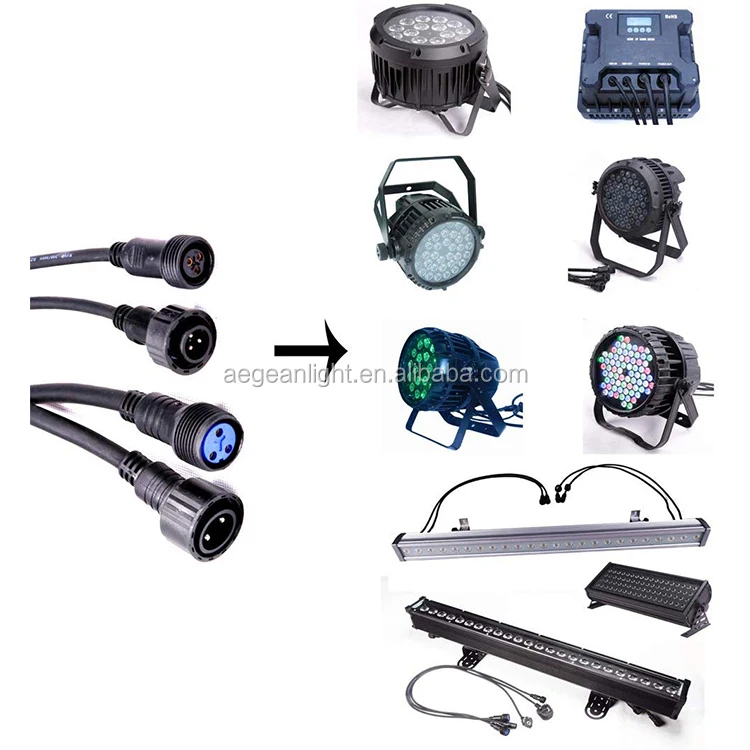 GX16, connettore cavo impermeabile IP65, 5 pin