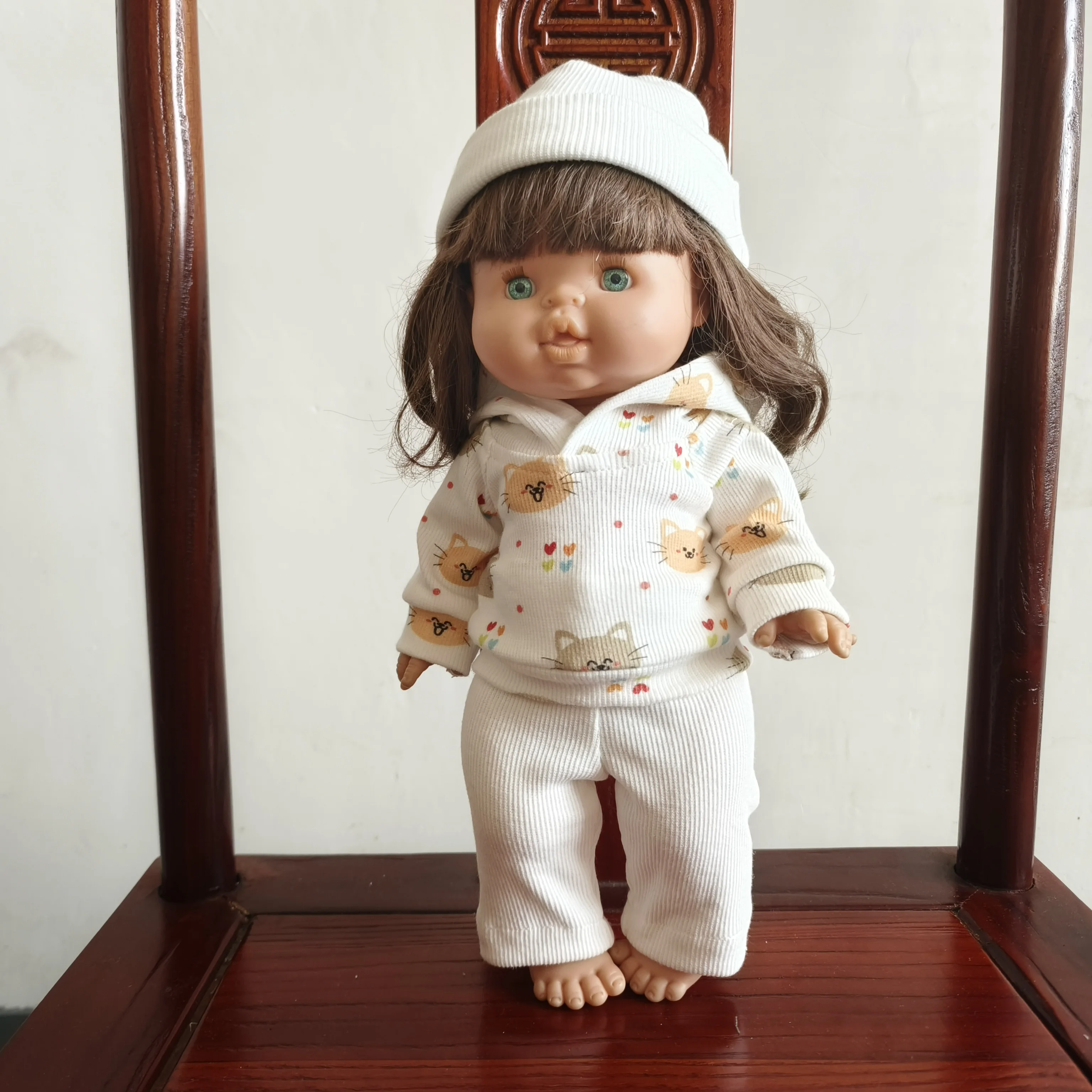 Летние слитные куклы Miniland, комбинезоны, однотонная муслиновая Одежда для кукол-малышей