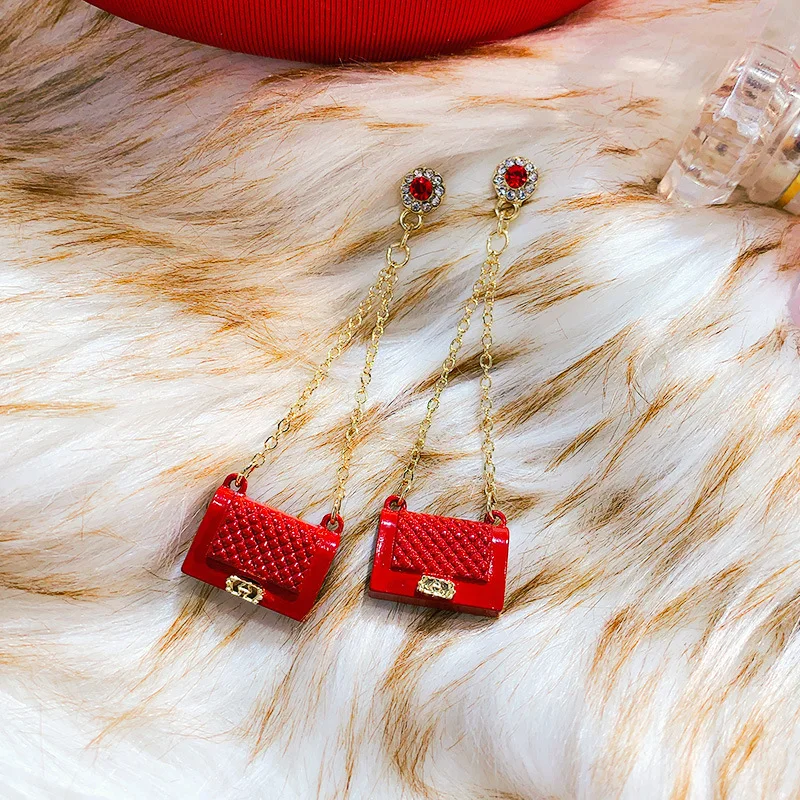 Fashion Earrings Chinese Style Personalized Cute Small Bag Shape