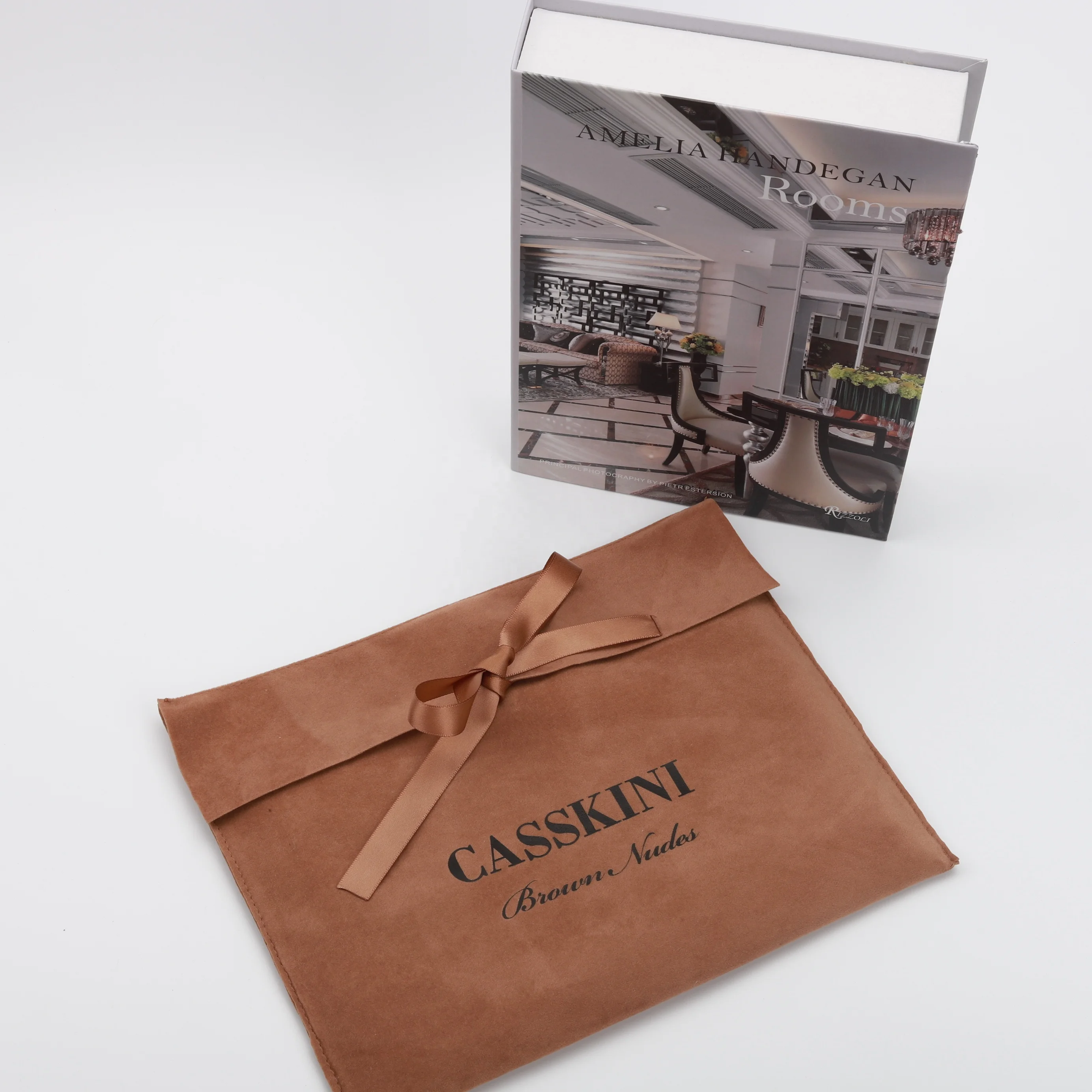 Перерабатываемый конверт из искусственной замши косметичка тканевый Подарочный мешочек с