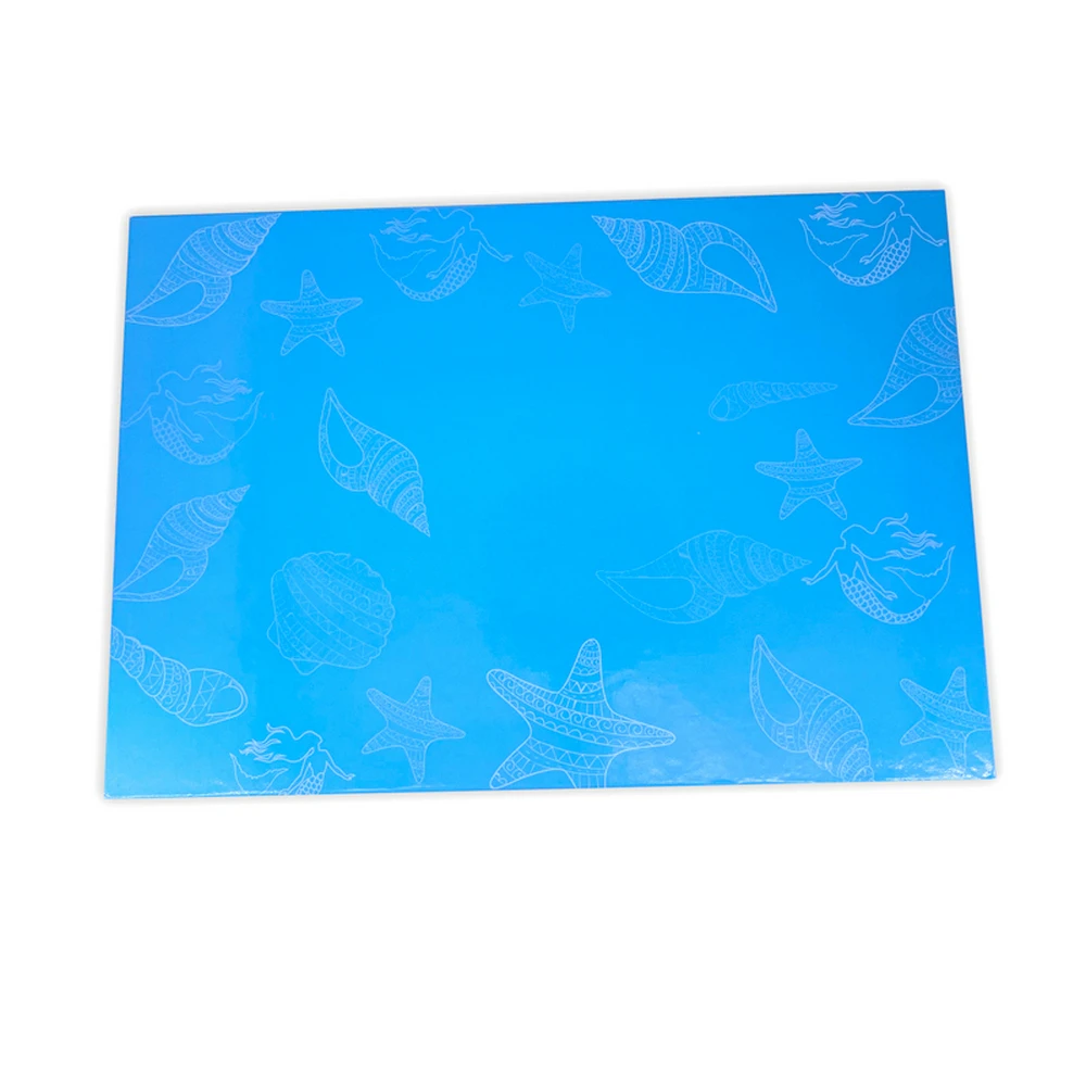 24 цвета морской узор синяя сковорода матовое стекло с перламутровым эффектом Палетка теней для век частная метка макияж палитра