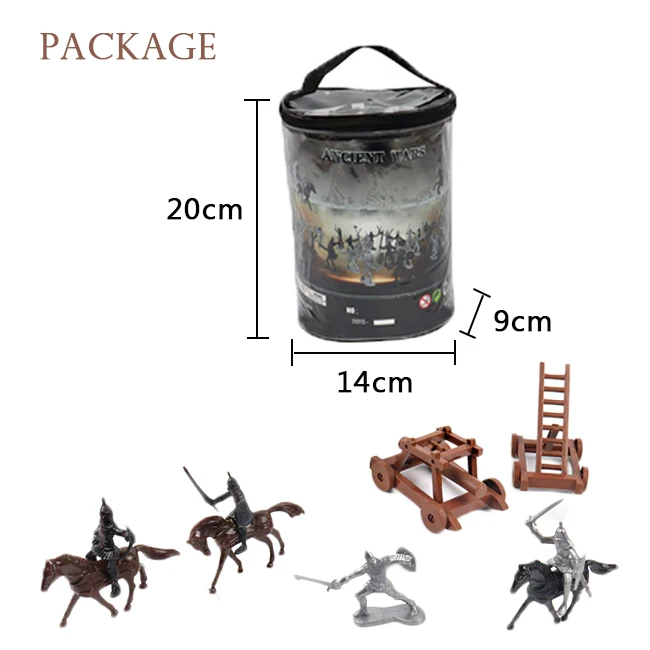LICHENGTAI Set Di Soldatini Medievali, Cavalieri Con Spade E Scudi, Figure Militari Giocattolo Per Bambini, Regalo - 2