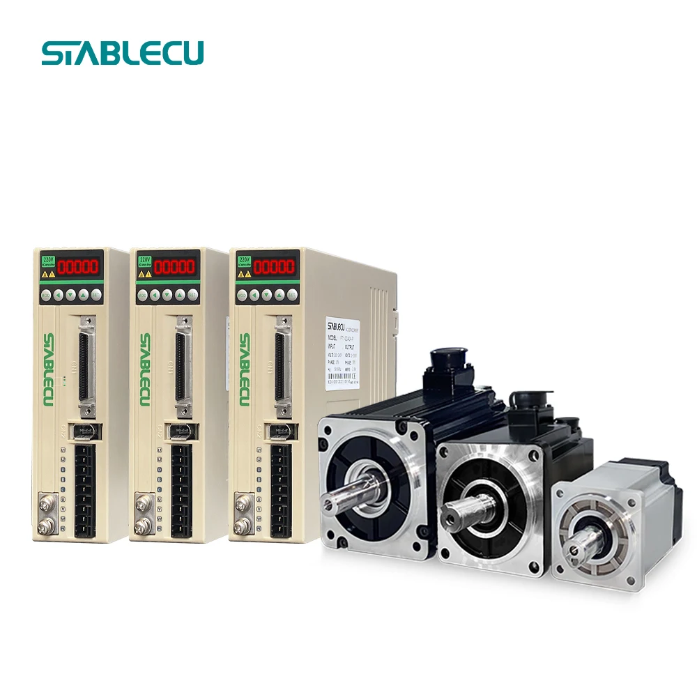 Mini AC Reversible 30nm Induction Servo Motor Single & 3-Phase 0.75kw 1kw 2kw for Wood Pellet Stove Burner Waterproof