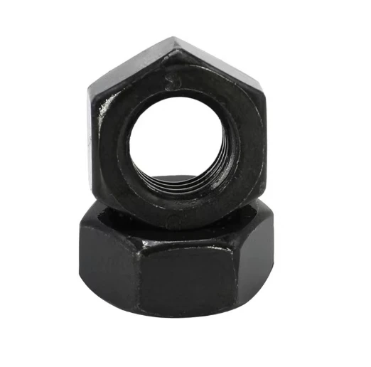 High Strength Class 8 Black Hex Lug Nuts 10mm to 12mm for Extreme Environments