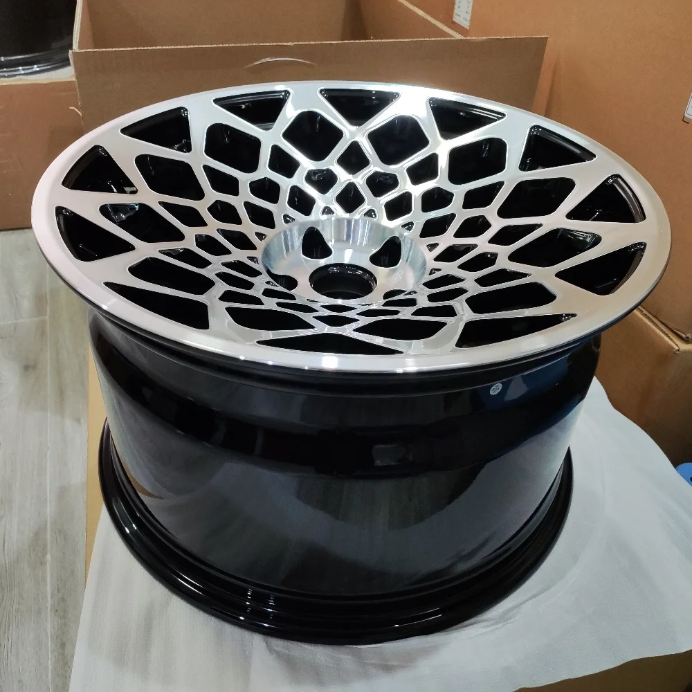 Pengzhen Fashion Monoblock Concave Mesh Design 5X120 Chinese Factory Forged 19 Inch Wheels for BMW