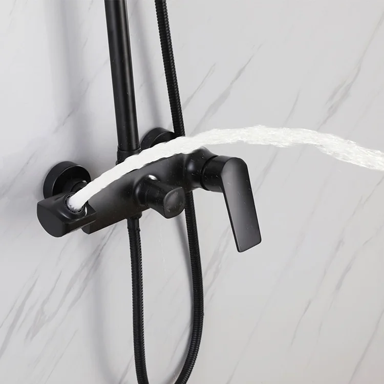 Juego de mezclador de sistema de ducha de baño de 3 vías