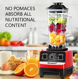Silver crest 2 in 1 7625motor Heavy Duty Commercial Kitchen Household Fresh Fruit Electrical Juicer Smoothie Mixer Blender