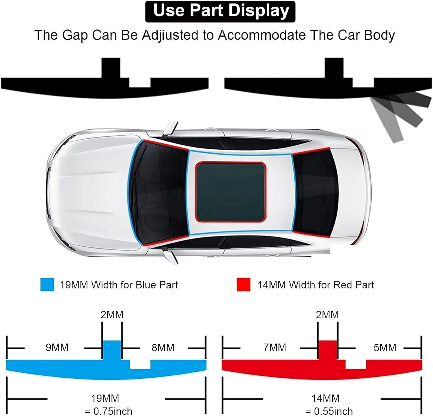 Automobile Parts Windshield and Soundproof Glass Rubber Sealing Strip Roof Sealing