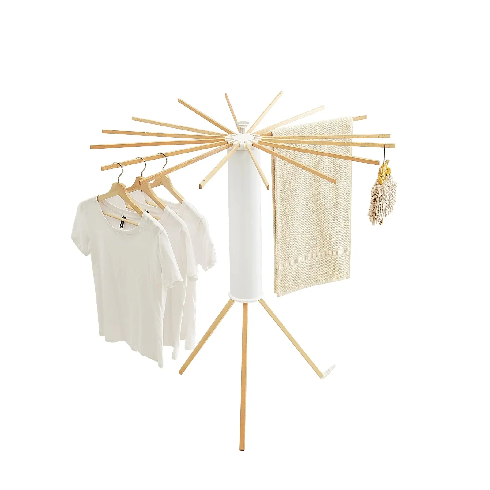 Tripod Clothes Drying Rack,Garment Rack Portable And Foldable Space Saving Laundry Drying Rack