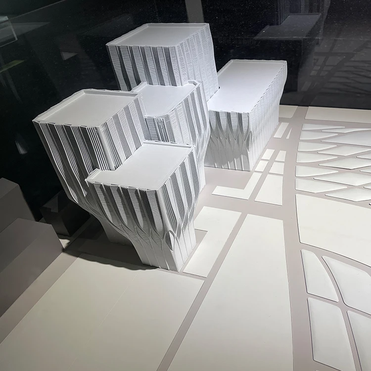 3d Printing Abs Building Install Prototyping Cnc Smooth Surface Made by Zaha Hadid