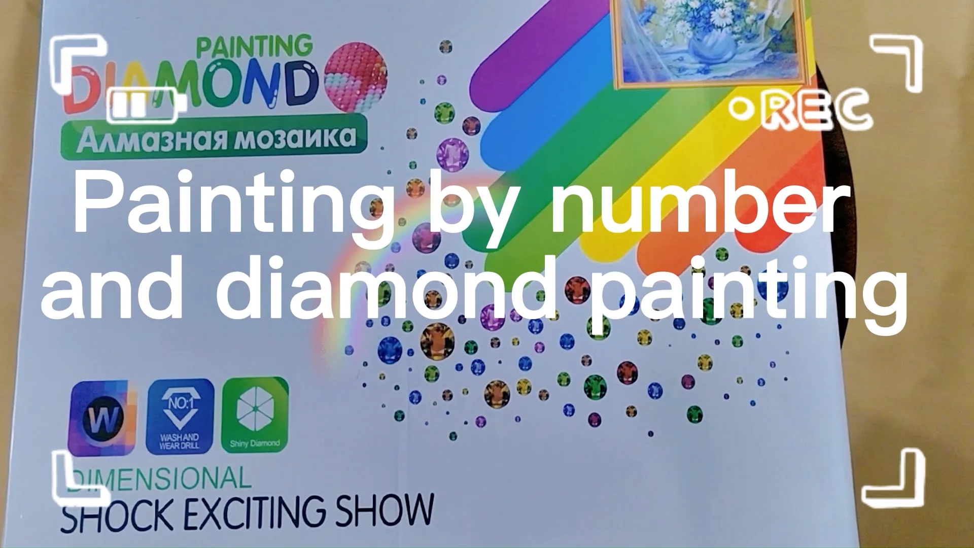 Custom High Quality Wall Painting 40*50cm Paint By Numbers Natural Scenery Diy Painting Kit Oil