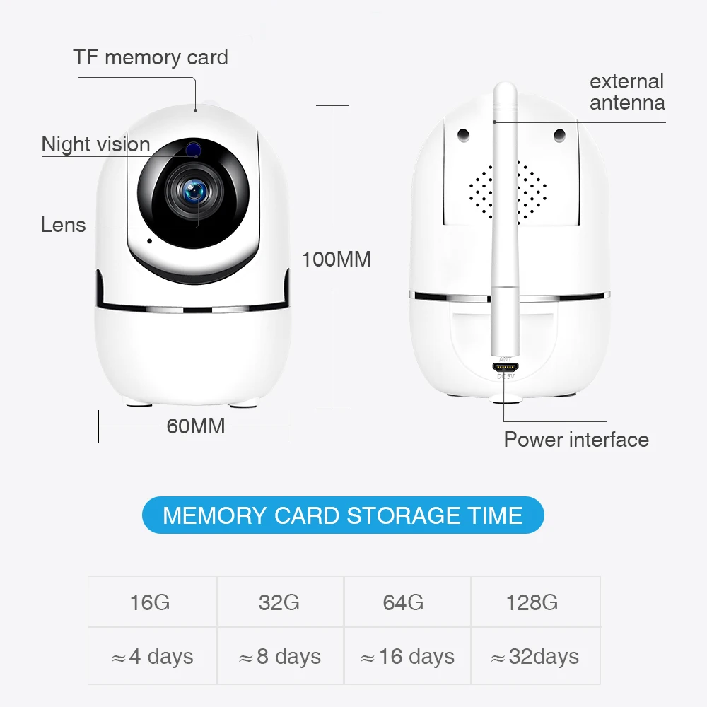 1080p hd динамик беспроводная безопасность мини Облачное ip cctv беспроводное