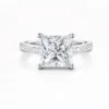 Princess Cut 18k gold 1ct