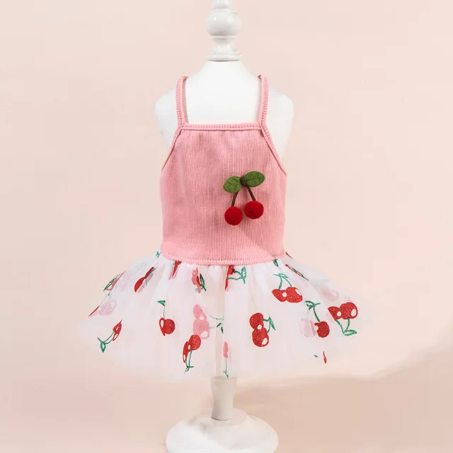 Girl Dog Dress New Arrived Tutu Dress Pet Summer Clothes Vest Dogs Skirt Wholesale Small Cat Dog Apparel