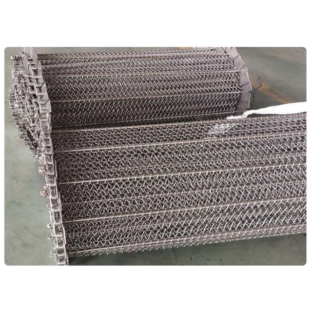 Metal Wire Mesh Belt Food Grade Stainless Steel Conveyor Belt Manufacturer Woven Corrosion Resistance Woven Mesh Belt 2