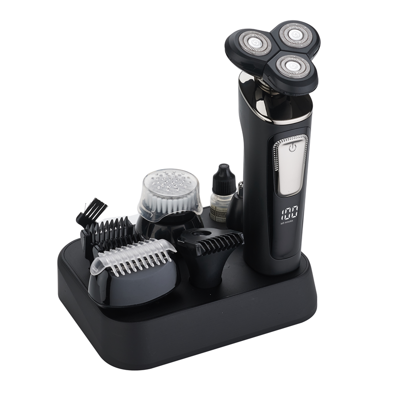 4 в 1 Amazon, Лидер продаж, устройство для удаления волос на лице, водонепроницаемая Вращающаяся бритва с USB, триммер для бороды, носа, волос, электробритва для мужчин