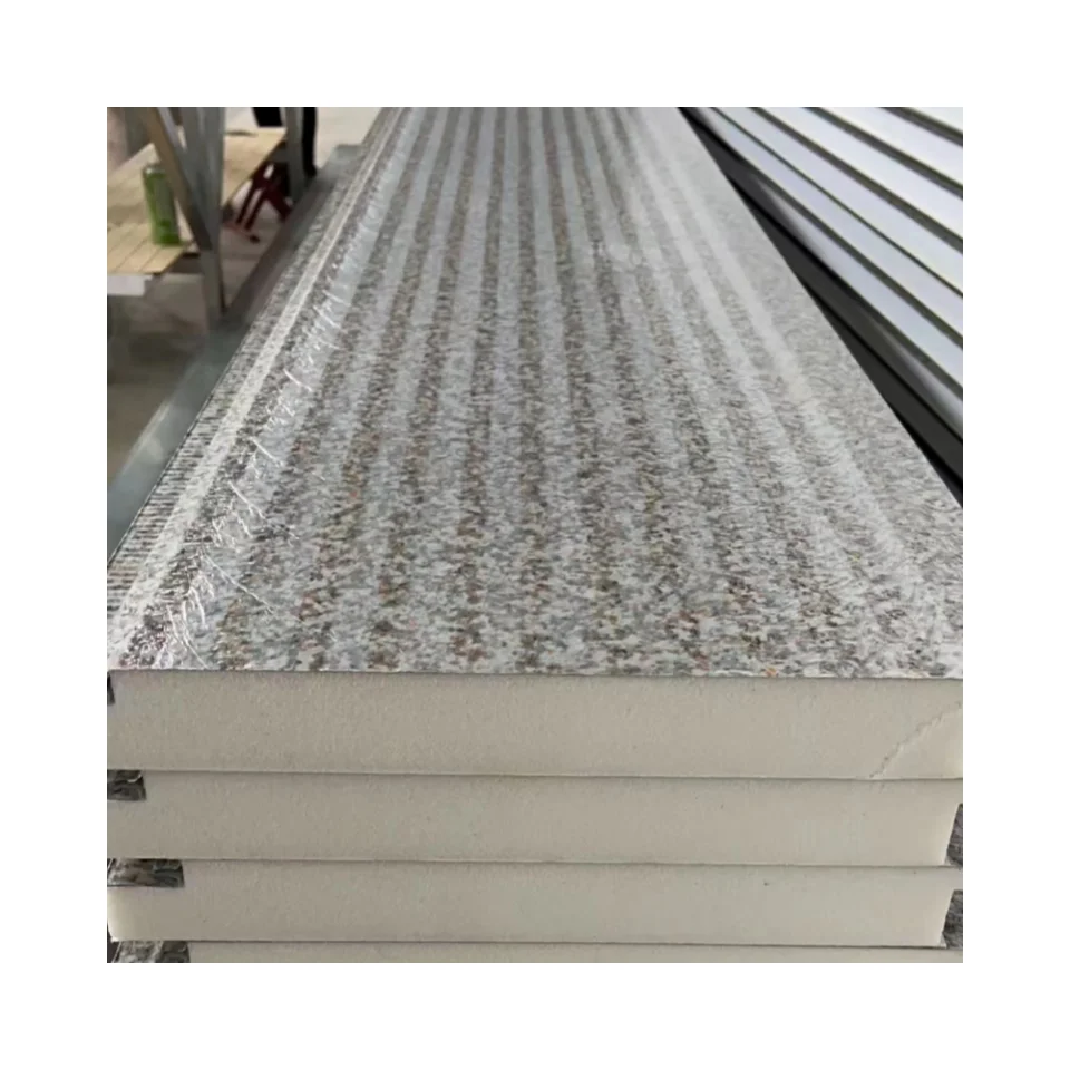 Fireproof EPS Foam Sandwich Panels Customized Metal Carved Wall Panel Insulated Panels with Excellent Performance