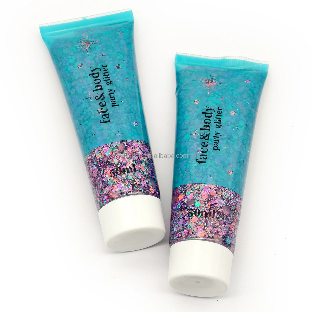 Wholesale Makeup Shimmer Eyeshadow Glitter Gel Holographic Cosmetic Liquid Festival Face Body Glitter Gel 50ml