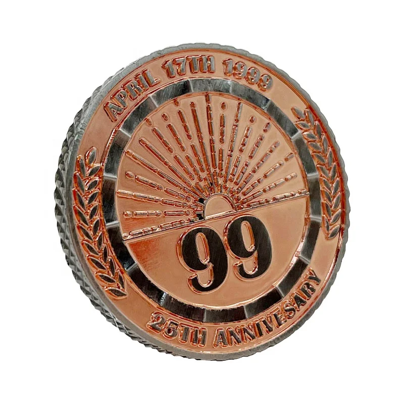 Заводская индивидуальная 3D-монета с двойным покрытием металлическая цинковая гравировка двухсторонняя дизайнерская сувенирная монета со звездами