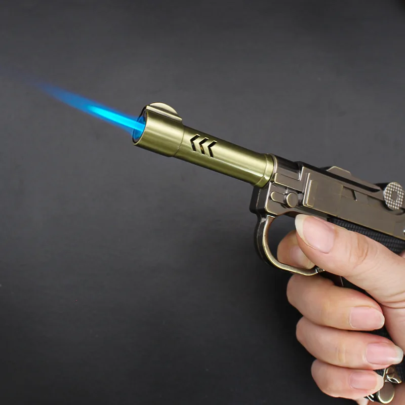 Aomail Gun Model Cigarette Metal Gun Lighter Lighter Gun Pistol With ...