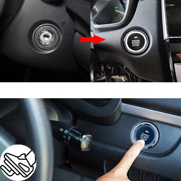 Chidengde Upgrade Push Start for CRV JADE Civic CRIDER FIT VEZEL CITY BREEZE GREIZ ACCORD SPIRIOR Keyless Entry Remote Start