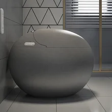 2022 new arrivals restaurant Metal color silver gray Hotel smart toilet automat toilets