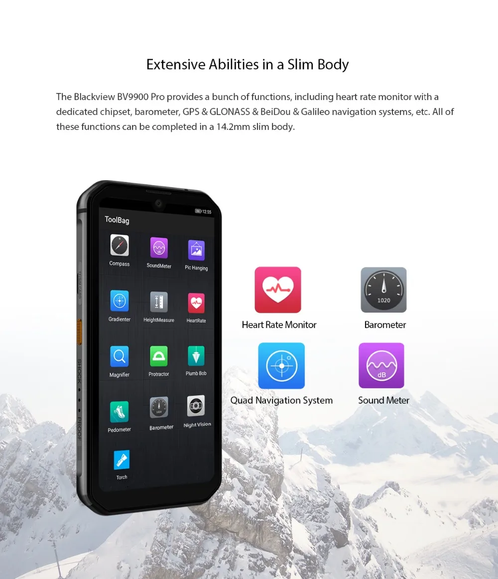 Blackview BV9900 Pro - Rugged Smartphone with Thermal Camera